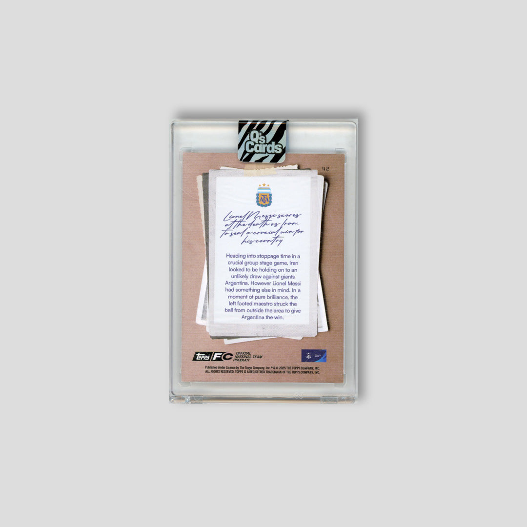 2025 Topps Focus Argentina Lionel Messi Gold Stars /50 #42 - Topps