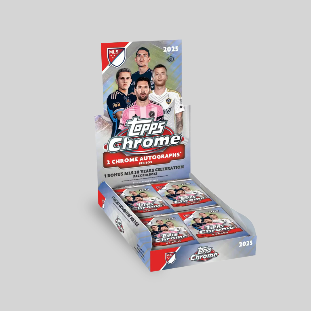 2025 Topps Chrome MLS Major League Soccer Hobby Box
