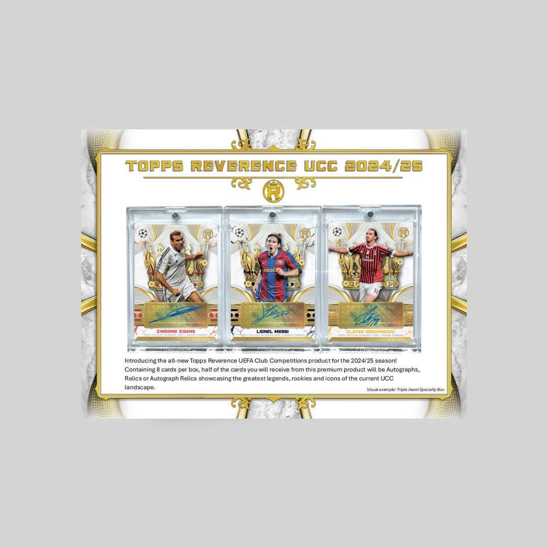2024/25 Topps Reverence UCC Soccer Hobby Box