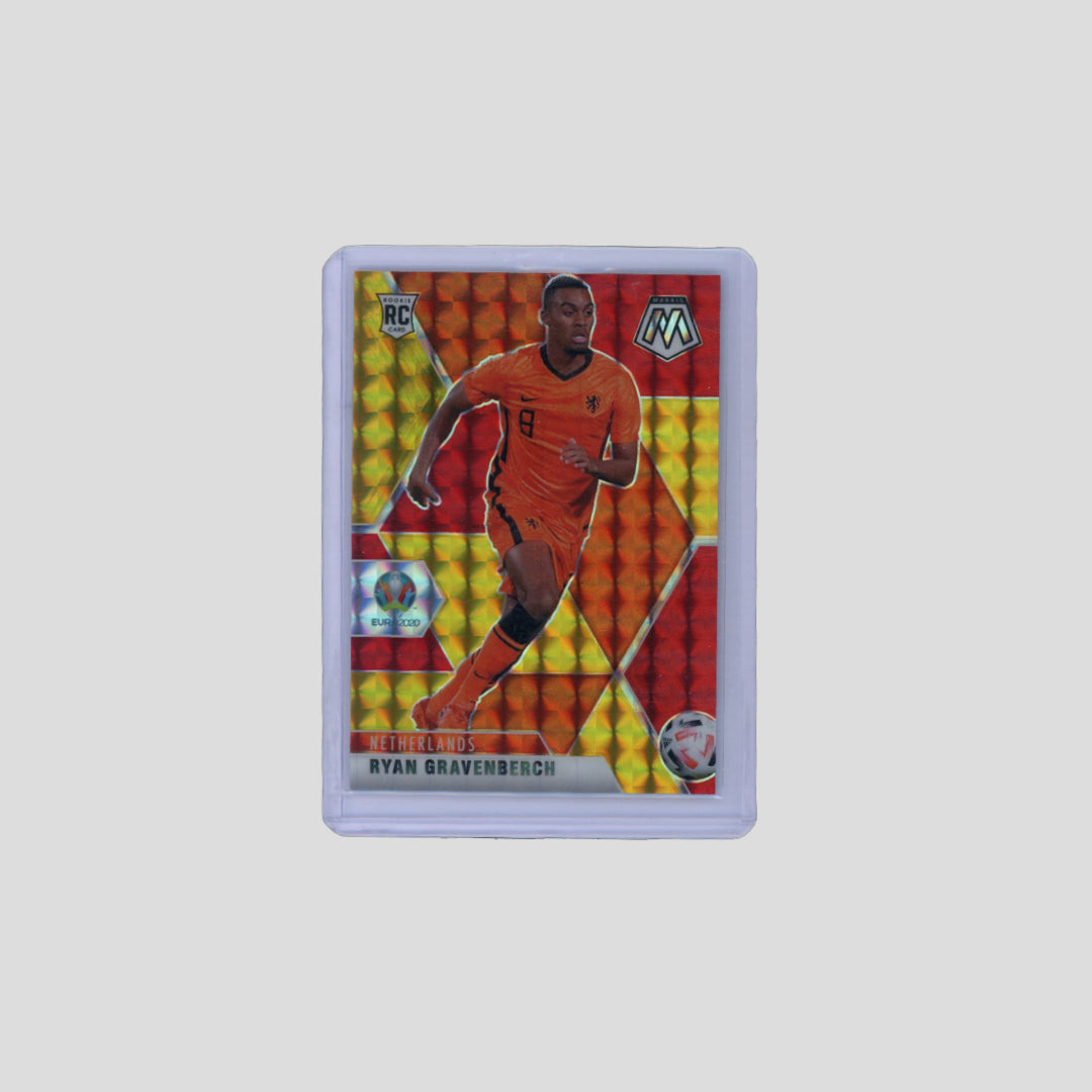 2020 Panini Mosaic UEFA Euro Ryan Gravenberch RC /10 - Q's Cards