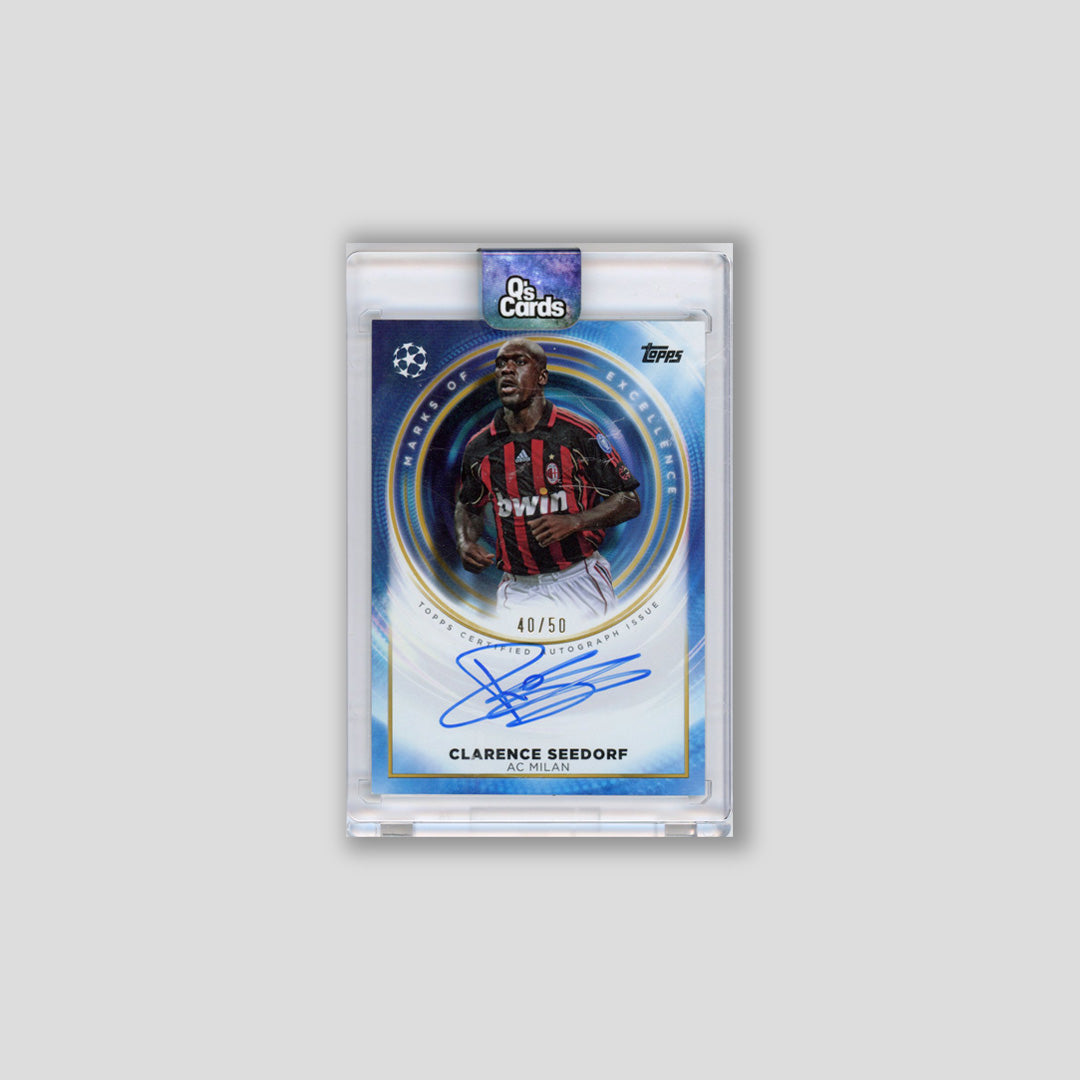 2025-26 Topps Inception UCC Clarence Seedorf Marks of Excellence /50 #ME-CS1 - Topps