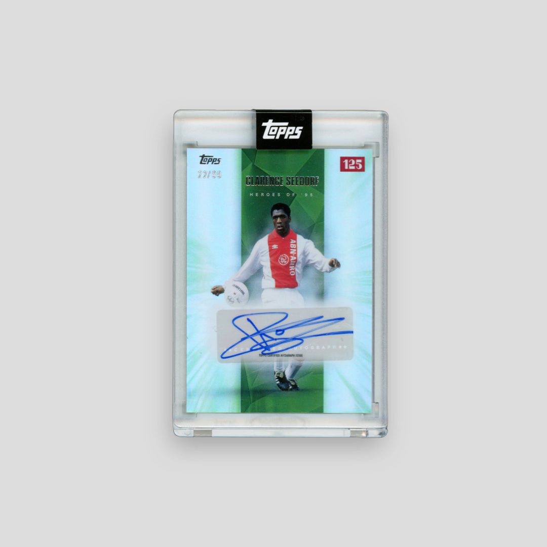2025 Topps Ajax 125 Clarence Seedorf Heroes of '95 /99 - Q's Cards