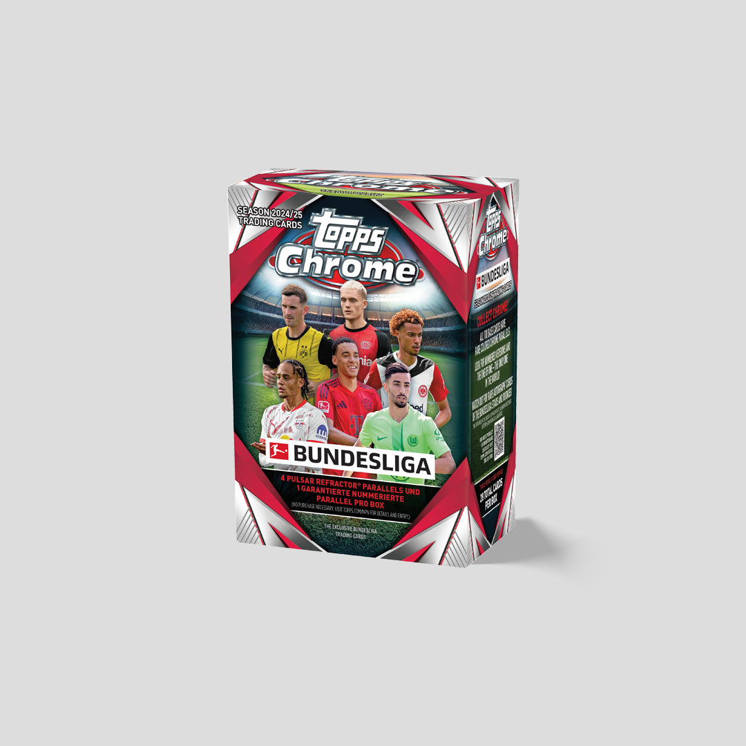 2024-25 Topps Chrome Bundesliga Soccer Value Box