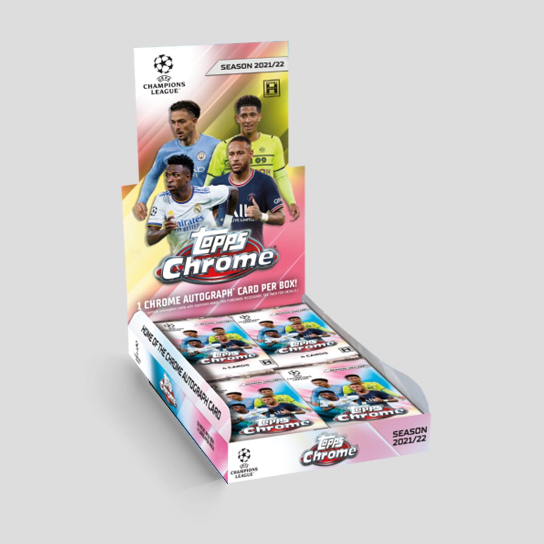 2021-22 Topps Soccer Chrome UEFA Champions League Hobby Box - Q's Cards