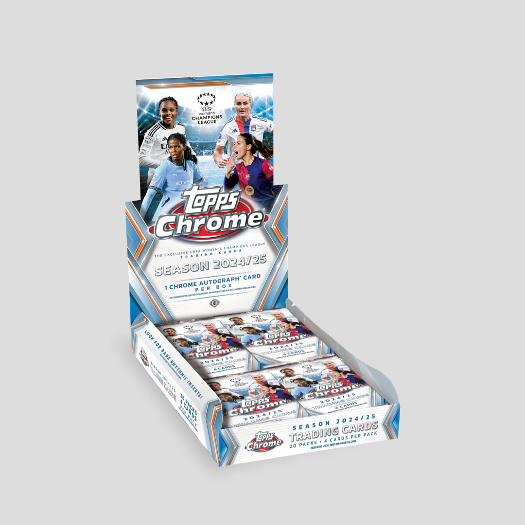 2024-25 Topps Chrome Soccer UEFA Women's Champions League Hobby Box