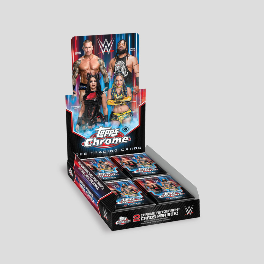 2026 Topps Chrome WWE Hobby Box - Q's Cards