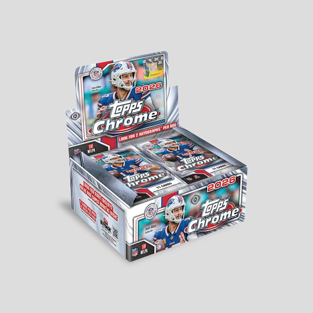 2026 Topps Chrome Football Hobby Jumbo Box