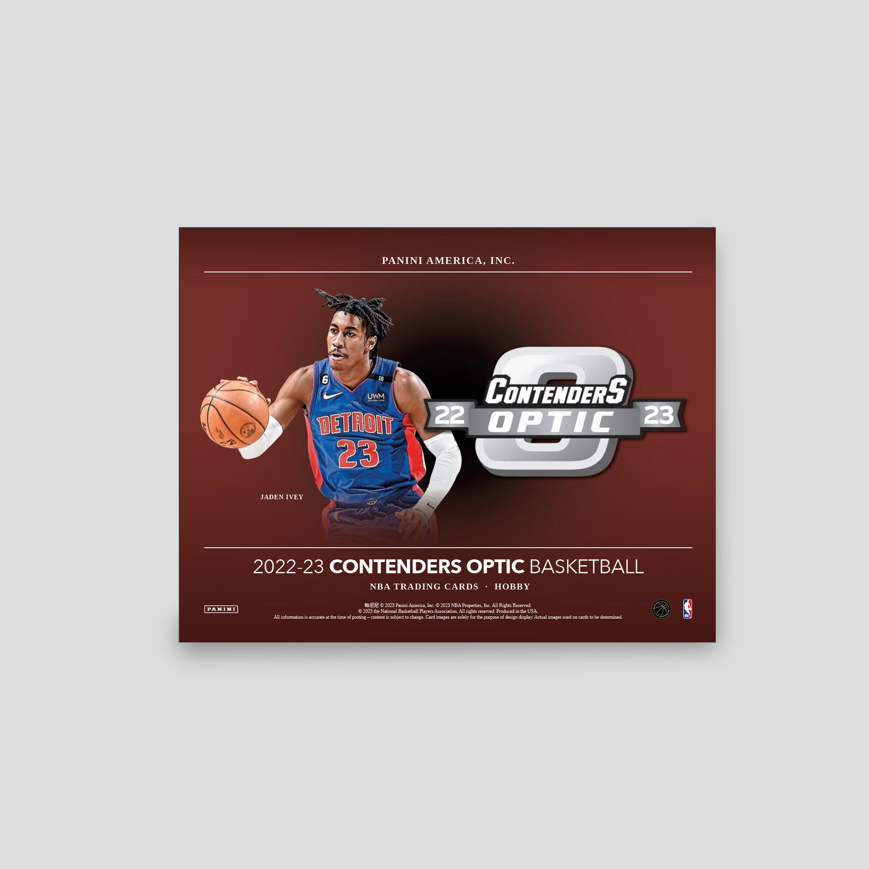 2022-23 Panini Optic Contenders Basketball Hobby Box - Q's Cards