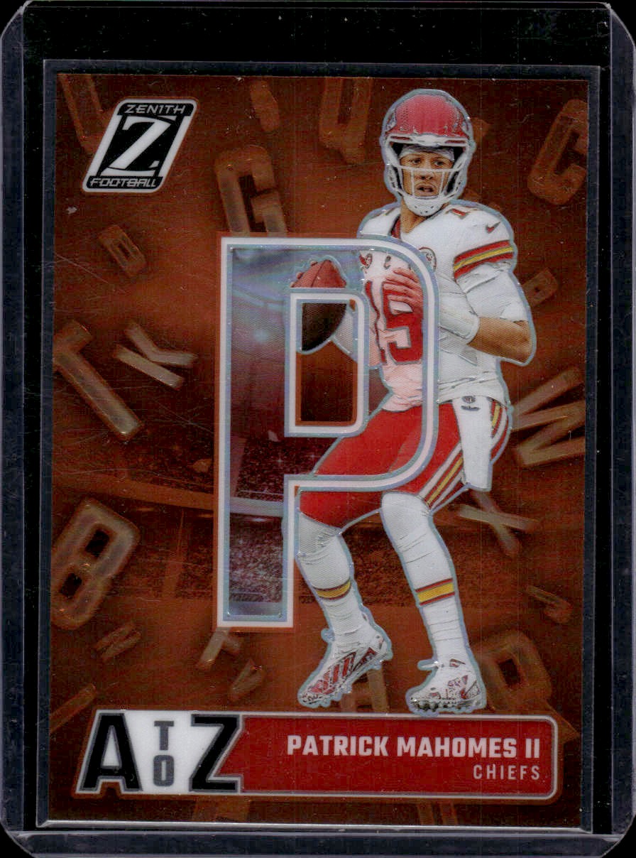 2024 Panini Zenith Patrick Mahomes II A to Z Orange #16