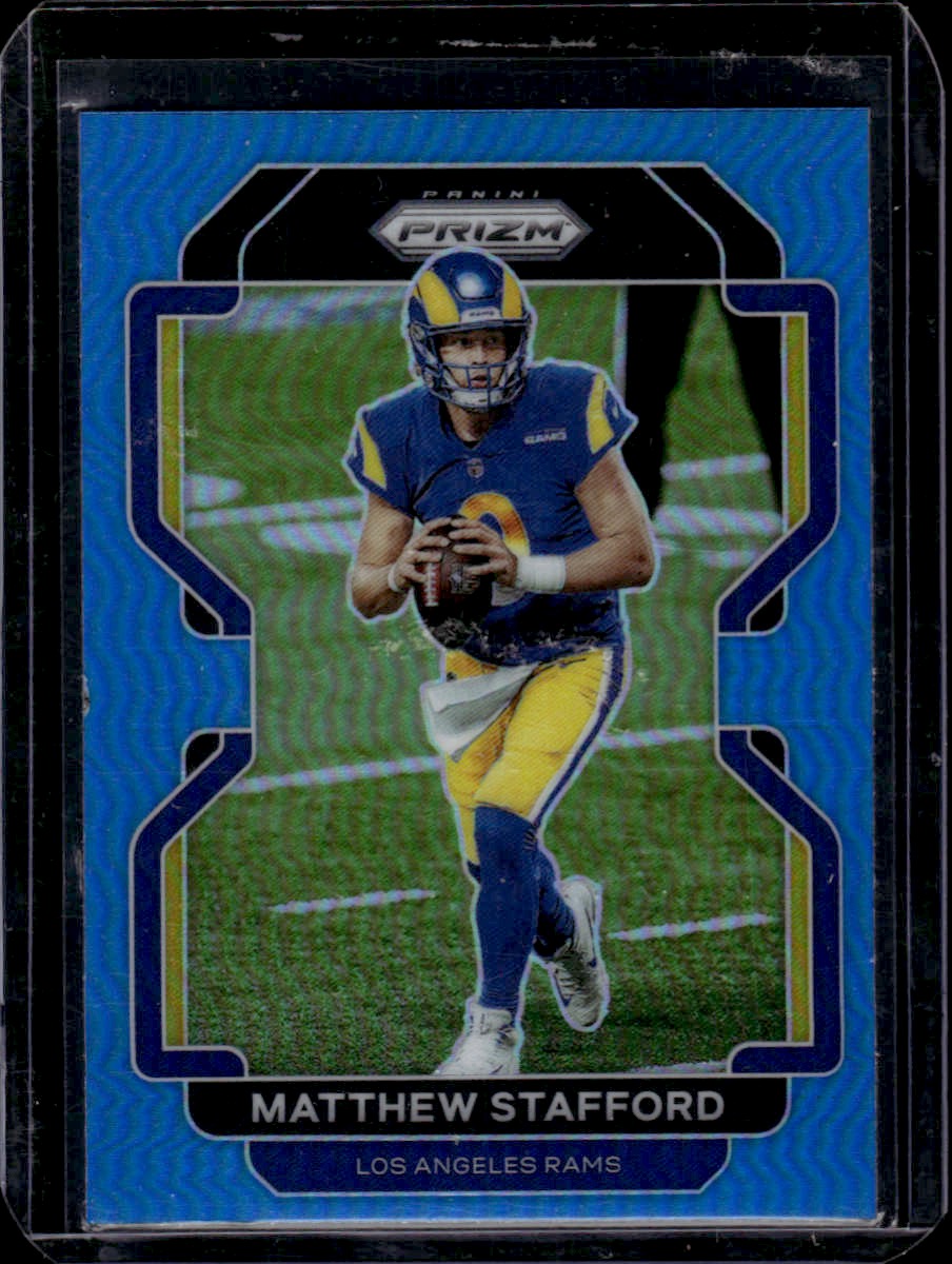 2021 Panini Prizm Matthew Stafford Blue #67