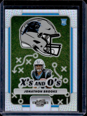 2024 Panini Contenders Optic Jonathon Brooks Xs and Os #XO-JBS
