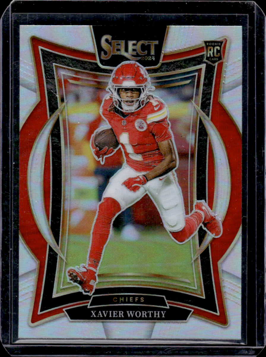 2024 Panini Select Xavier Worthy Silver Prizm RC #32