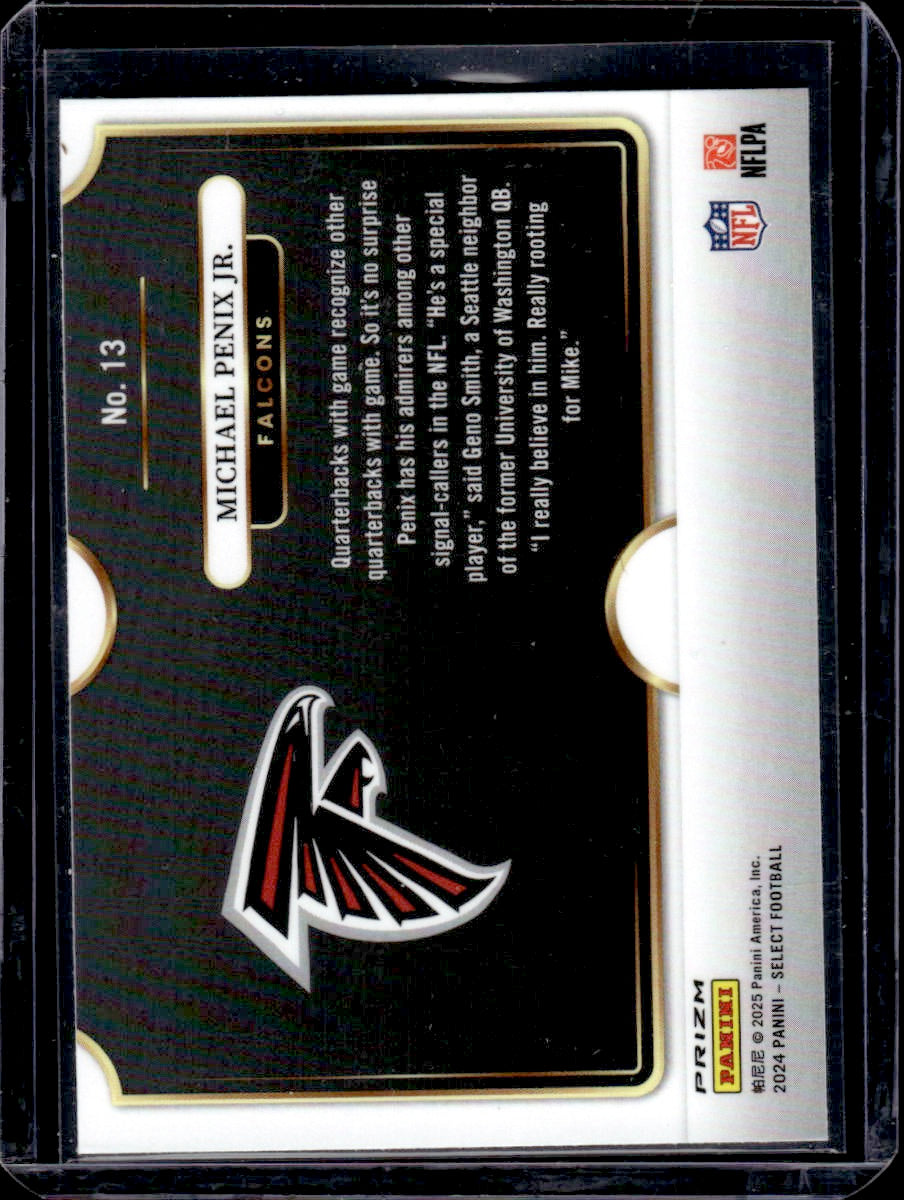 2024 Panini Select Michael Penix Jr. Snapshots Prizm #13