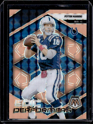 2025 Panini Mosaic Peyton Manning Epic Performers Mosaic Orange Fluorescent #15