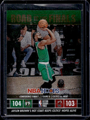 2023-24 Hoops Jaylen Brown Road to the Finals Conference Finals #/499 #12