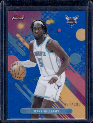 2025-26 Finest Mark Williams Blue Refractor #/200 #49