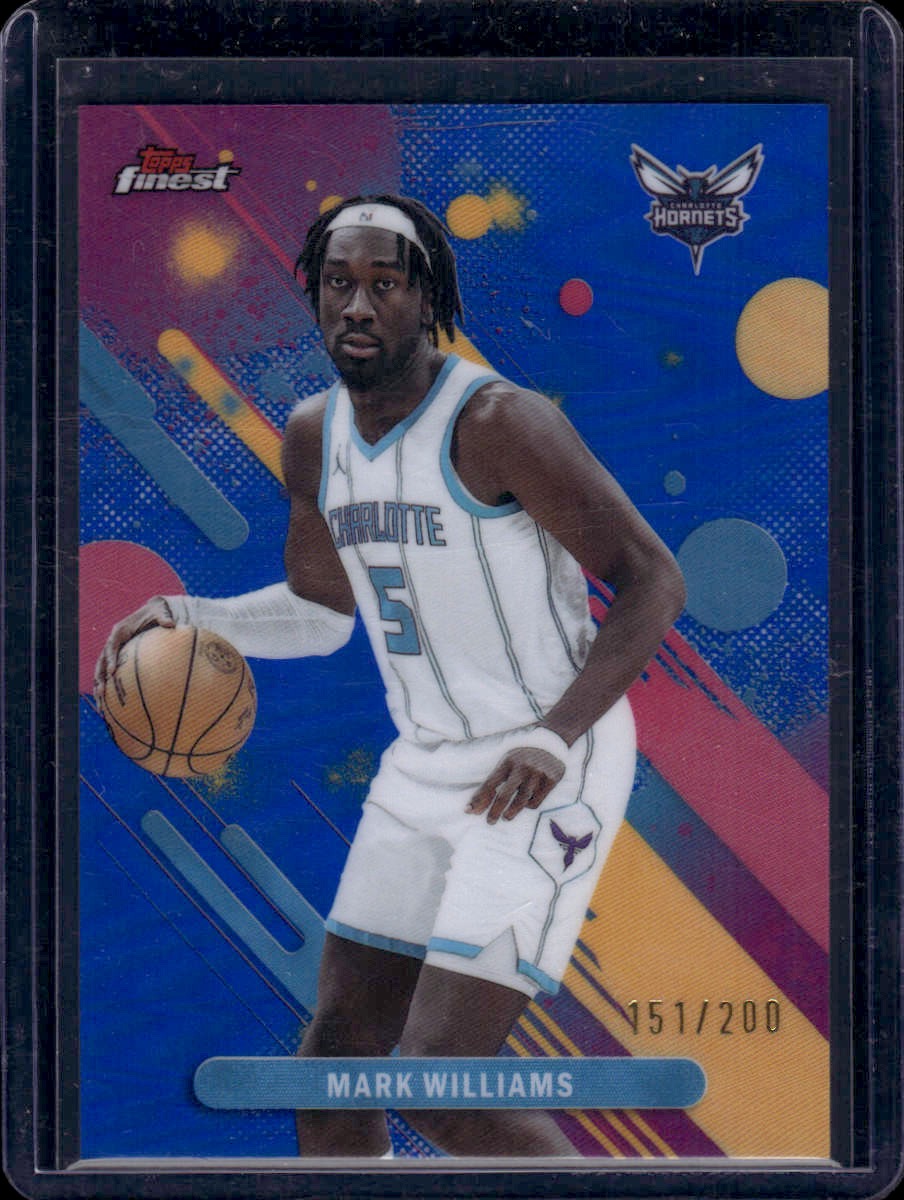 2025-26 Finest Mark Williams Blue Refractor #/200 #49