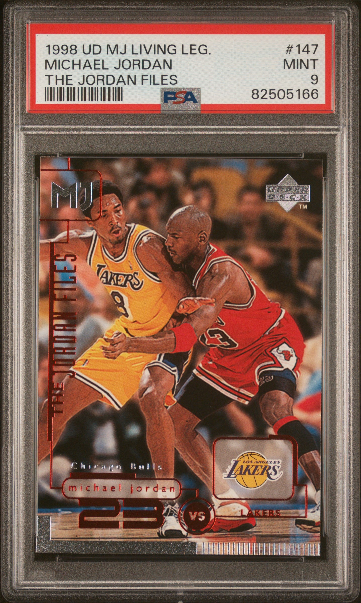 1998 Upper Deck Mj Living Legend Michael Jordan The Jordan Files #147 PSA
