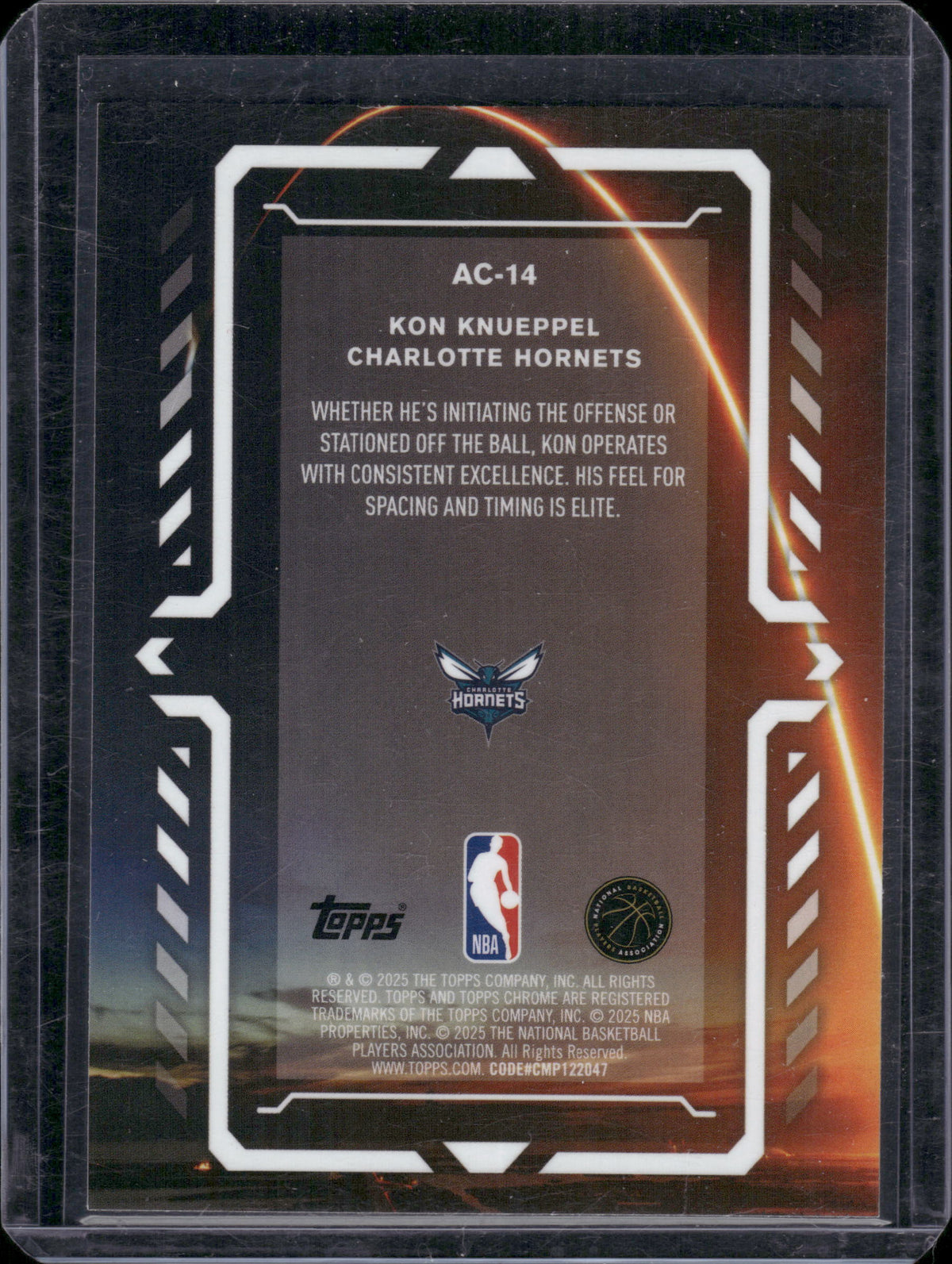 2025-26 Topps Chrome Kon Knueppel Activators Green Refractor #/99 #AC-14