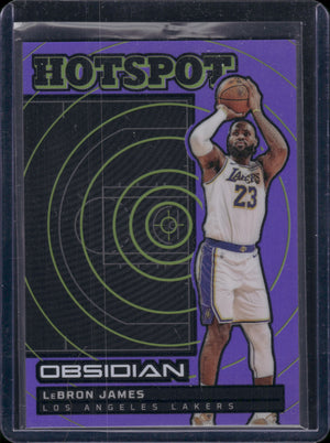2024-25 Panini Obsidian LeBron James Hotspot #/75 #11