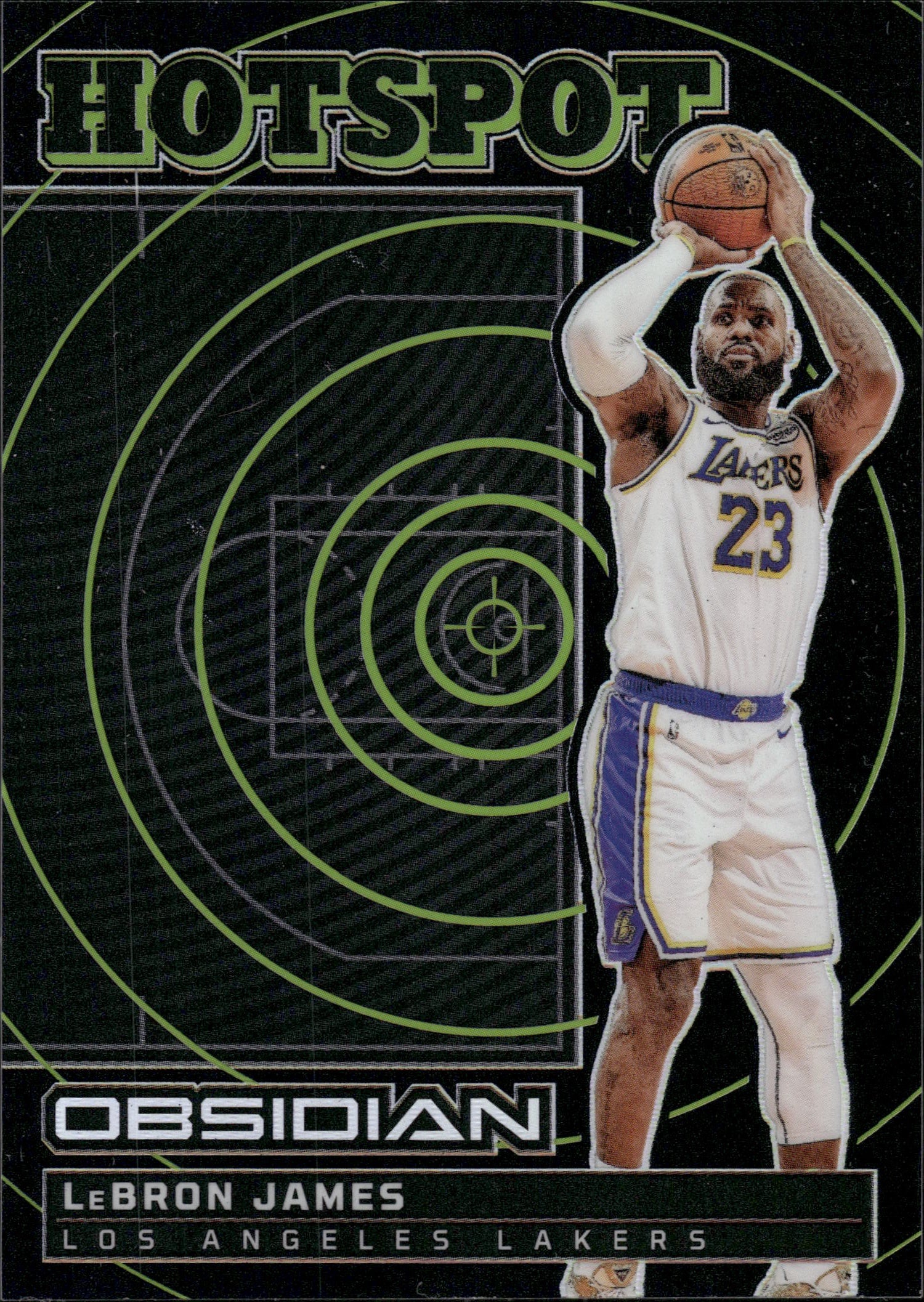2024-25 Panini Obsidian LeBron James Hotspot #/125 #11