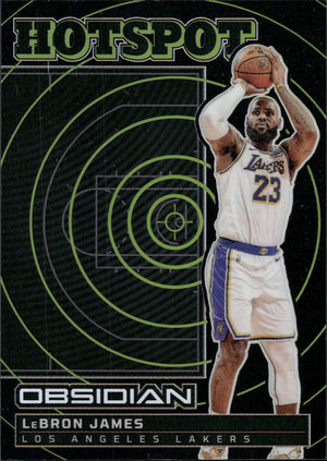 2024-25 Panini Obsidian LeBron James Hotspot #/125 #11