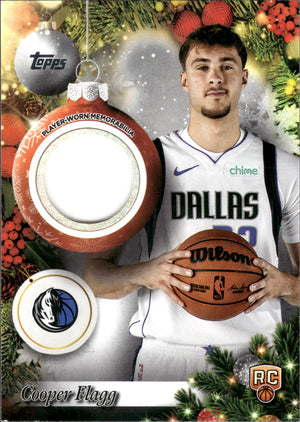 2025-26 Topps Holiday Cooper Flagg Player Relics #PR-CF
