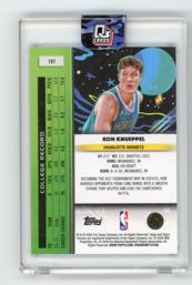 2025-26 Topps Chrome Cosmic Kon Knueppel Blue Moon /99 #187