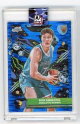 2025-26 Topps Chrome Cosmic Kon Knueppel Blue Moon /99 #187