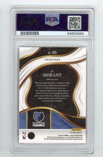 2023-24 Panini Select Ja Morant Green White Purple Prizms PSA10 #265