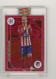 2023-24 Merlin UEFA Club Competitions Antoine Griezmann Red Refractor #17