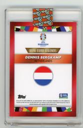 2024 Topps José Mourinho Platinum Set Dennis Bergkamp Red /10 #NNO - Topps