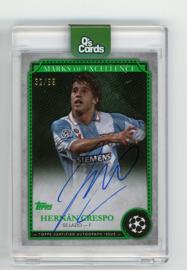 2024-25 Topps Chrome UCC Hernán Crespo Marks of Excellence Auto /99 #EX-HC2 - Topps