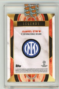 2024 Topps Deco Samuel Eto'o Legends Orange /5 # - CDP