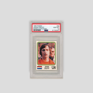 1990 Panini World Cup Story Johan Cruyff World Cup Story #89 PSA 10