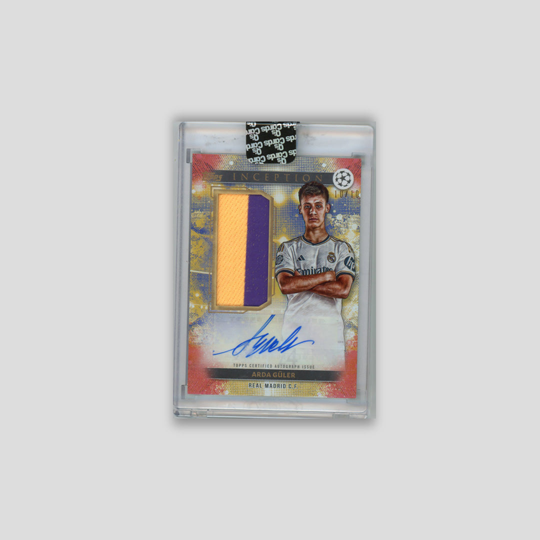 2024-25 Topps Inception Arda Guler Auto Wembley Relic /10 #WWAR-AG - Topps