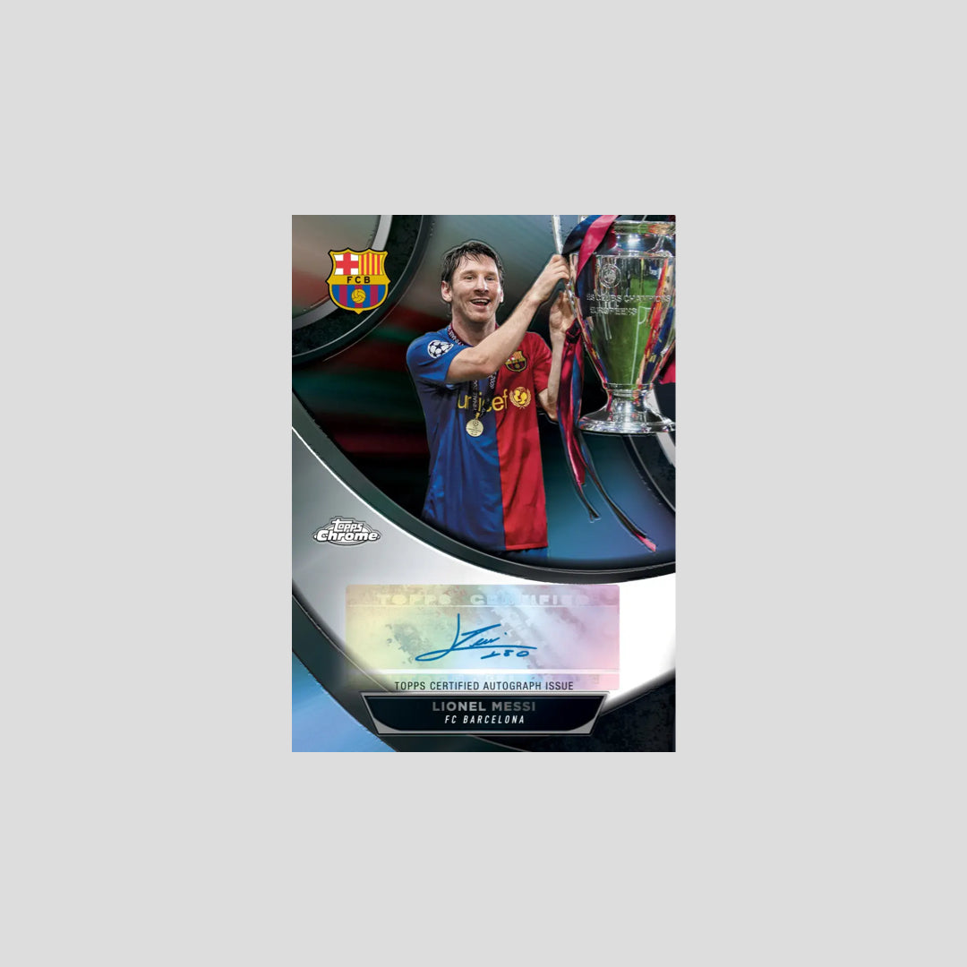 2023/24 Topps Soccer Chrome UEFA Club Competitions UCC Jumbo Box