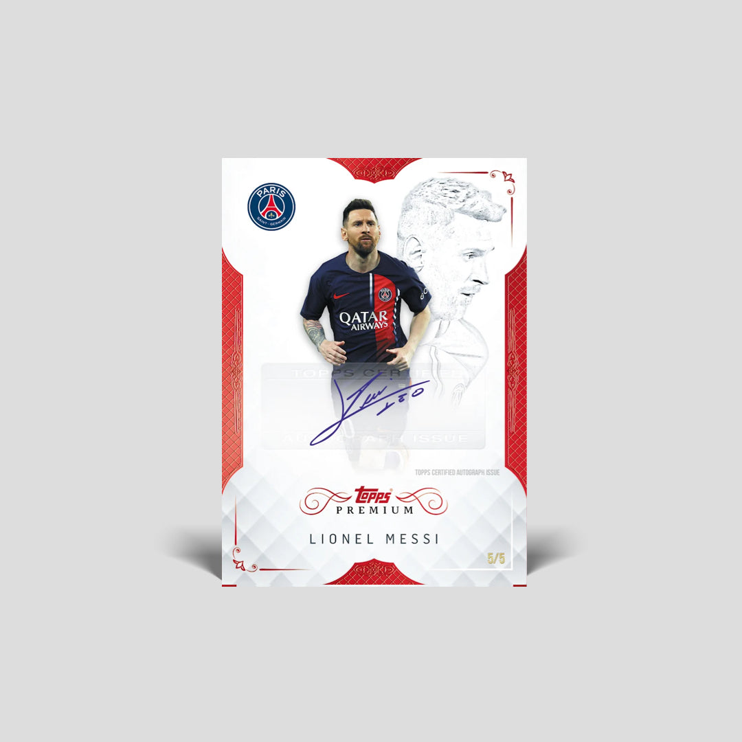 2023-24	Topps Premium Black & White Edition PSG Soccer Hobby Box