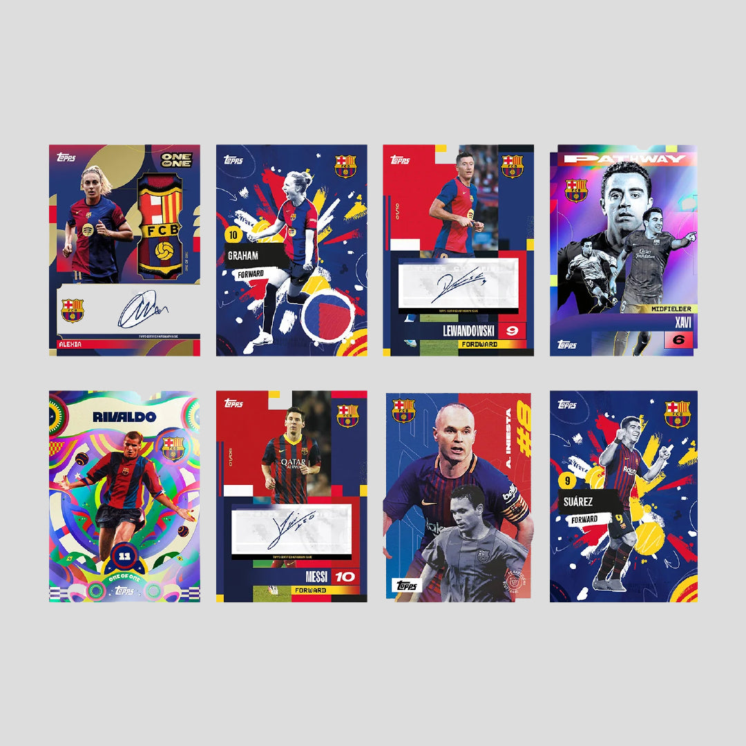 2024-25 Topps Soccer FC Barcelona Team Set Box