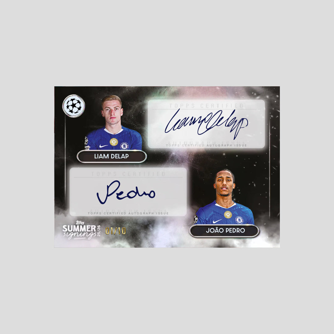 2025 Topps Soccer UEFA Club Competitions Summer Signings Hobby Box