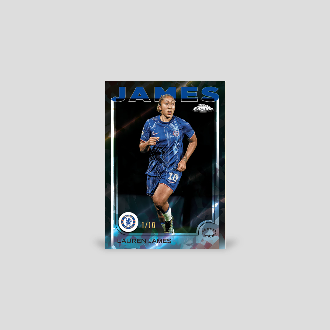 2024-25 Topps Chrome Sapphire Soccer UEFA Women's Champions League Hobby Box