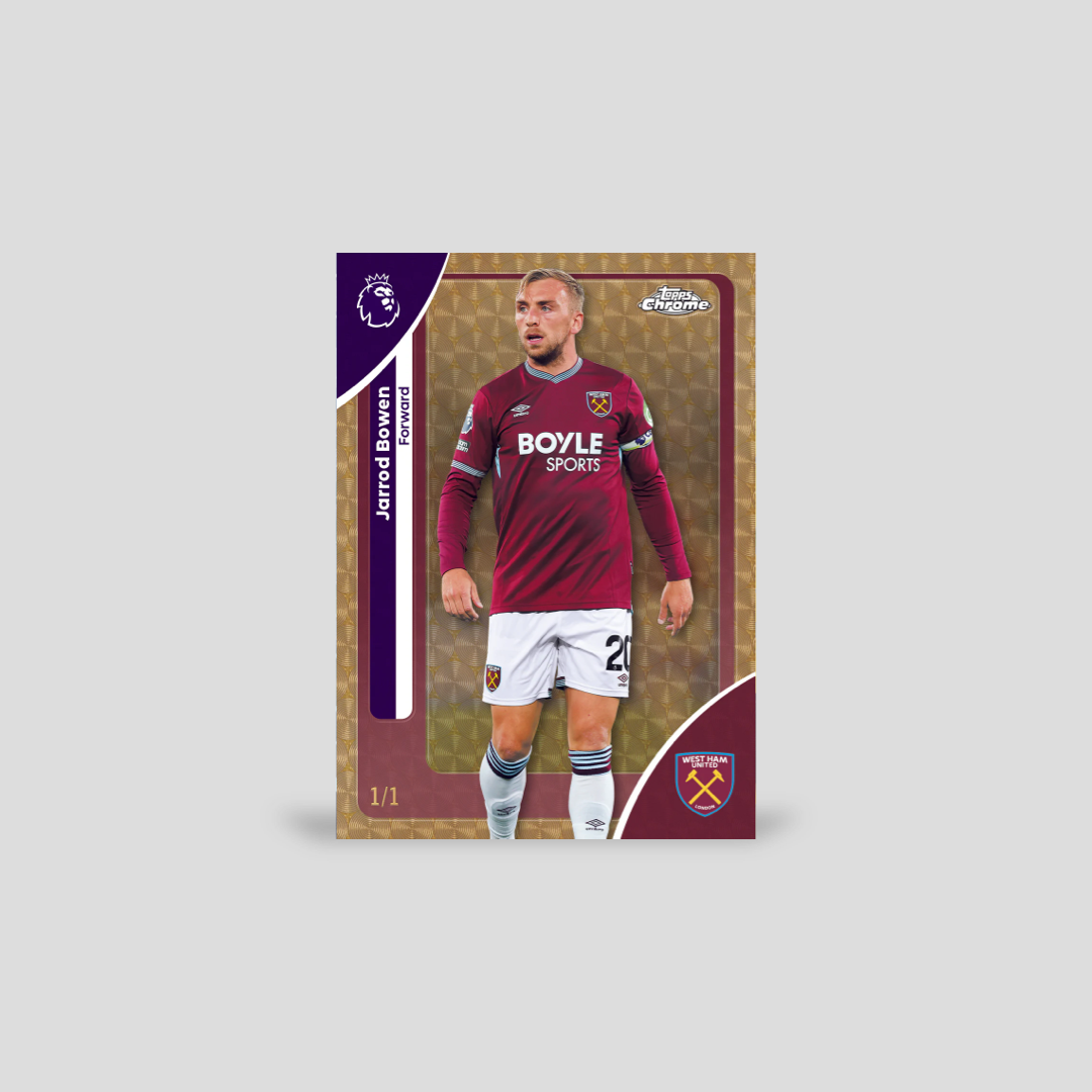 2026 Topps Chrome Premier League Soccer Hobby Box