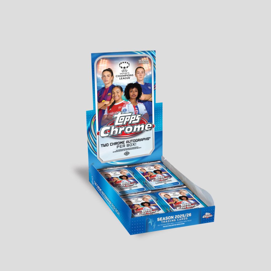 2025-26 Topps Chrome Soccer UEFA Women's Champions League Hobby Box - Q's Cards