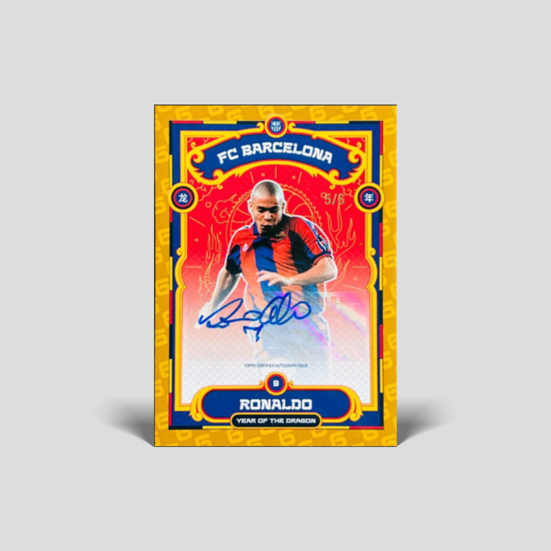 2023-24 Topps Soccer FC Barcelona Year of The Dragon Hobby Box