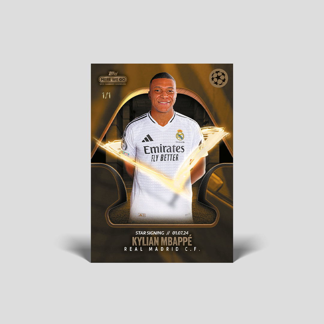 2024 Topps Soccer UEFA Club Competitions Summer Signings "Fabrizio Romano" Here we Go