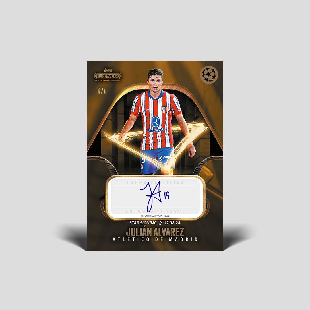 2024 Topps Soccer UEFA Club Competitions Summer Signings "Fabrizio Romano" Here we Go