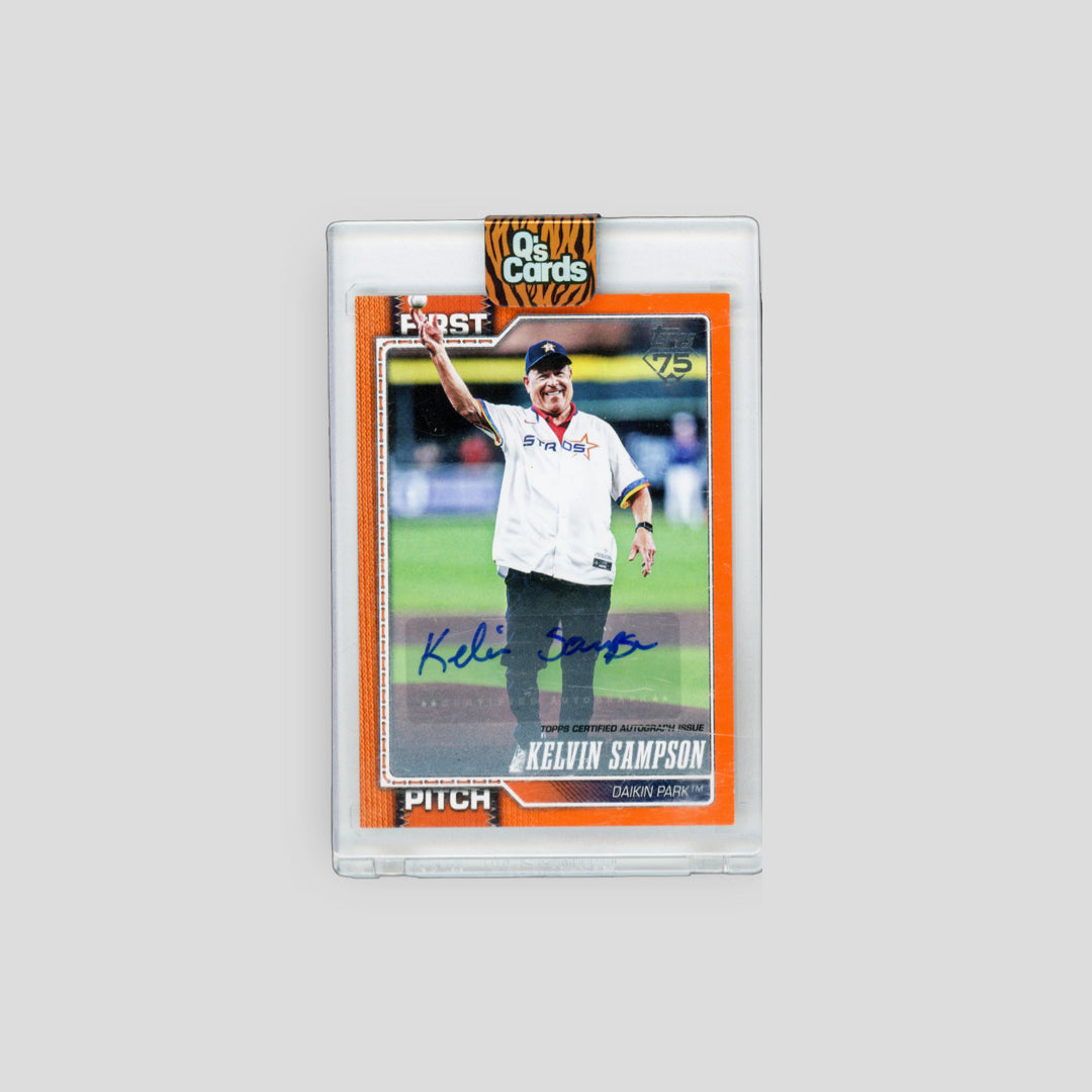 2026 Topps Series 1 Baseball First Pitch Autographs Kelvin Sampson /25 - Q's Cards