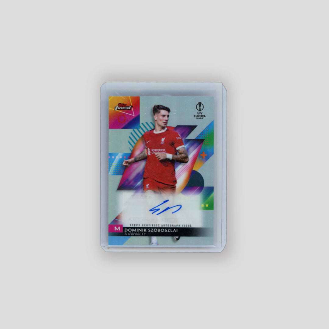 2023-24 Topps Finest UC Dominik Szoboszlai Auto - Q's Cards