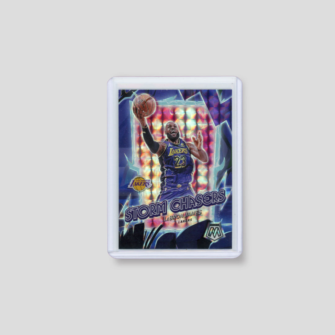 2023-24 Panini Mosaic Lebron James Storm Chasers - Q's Cards