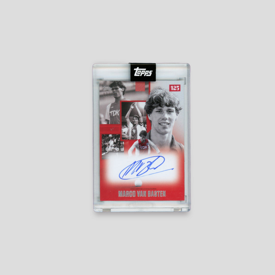2025 Topps Ajax 125 Marco Van Basten Auto /10 - Q's Cards